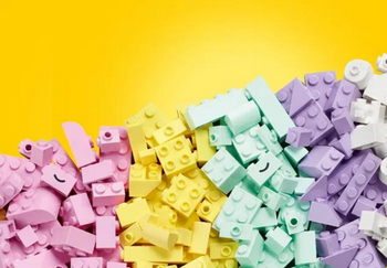 Distractie creativa in culori pastelate Lego Classic
